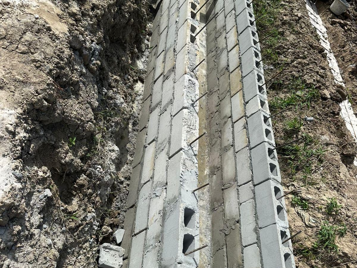 Concrete drainage channels